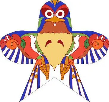 卡通燕子风筝元素