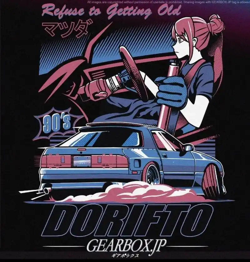 少女心爆棚&jdm(3) 这样的女车手谁会不爱? ins: gearbox.jp