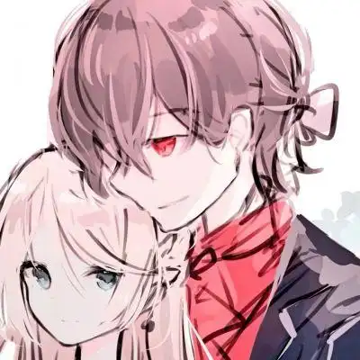 超级可爱卡哇伊的动漫情侣头像 萌系超级甜蜜二次元情侣头像_情侣头像