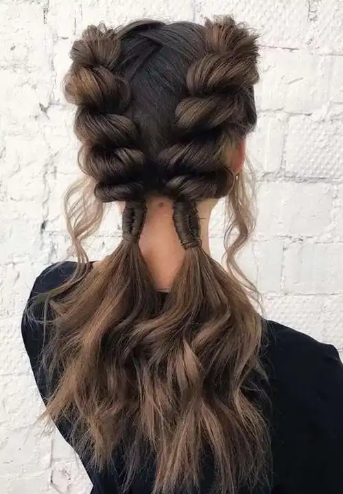 有颜色的编发更炸呢!