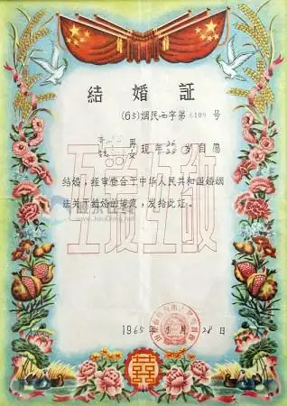 结婚证几经变脸见证共和国60年变迁组图