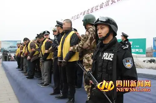 广元公开处理一批犯罪分子 逮捕16人(图)