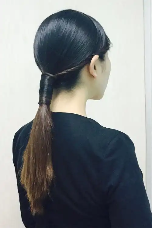 撩倒霸道总裁式低马尾扎发