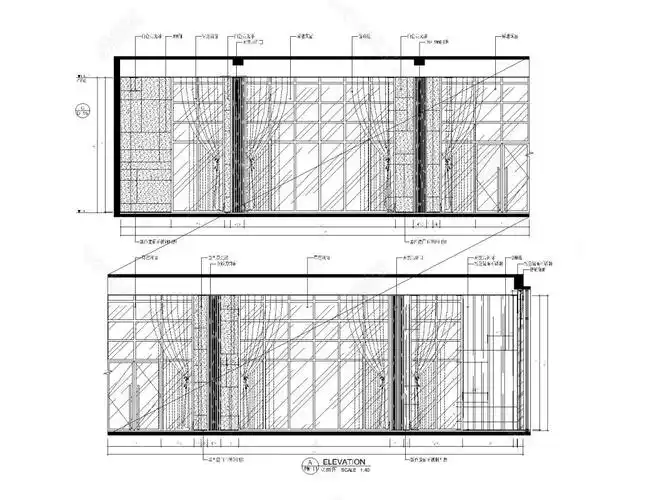 销售中心装饰施工图效果图案例
