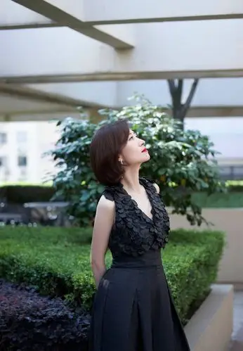 1/ 12 搜狐娱乐讯 刘敏涛最新活动造型大片曝光,深v礼服秀身材.