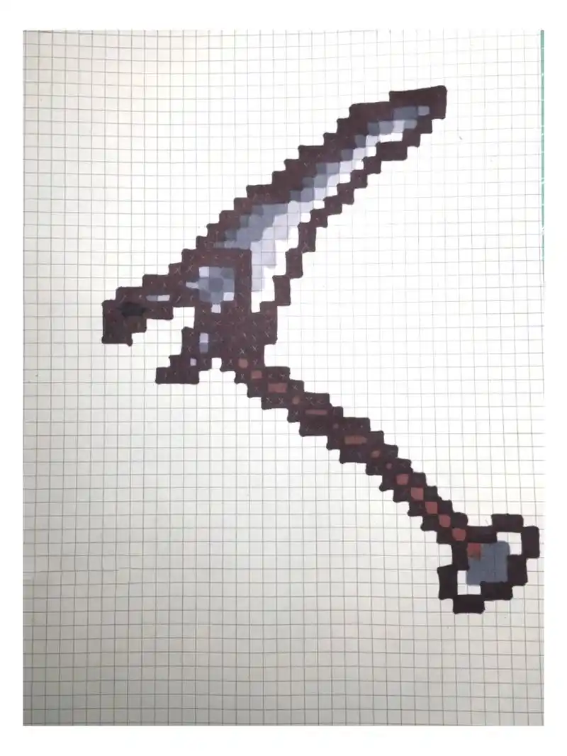 我的世界 303专用武器 像素画26    实体303的武器