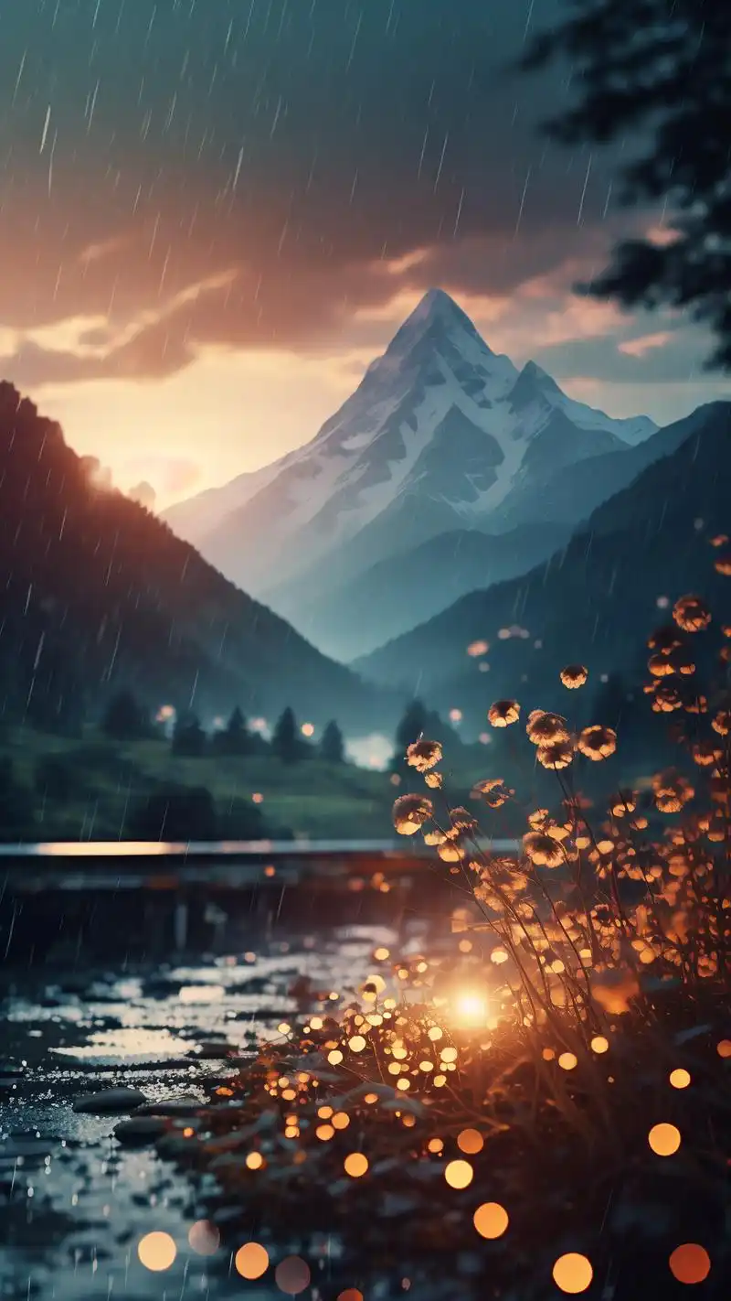 下雨天窗外美景,壁纸界的治愈系9715 下雨天,窗外的世界总是别有