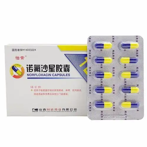 怡常诺氟沙星胶囊01g30粒诺佛沙星若氟沙星渃氟诺氯沙星胶囊佛派酸诺