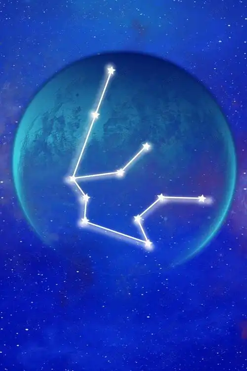 水瓶座的星图简单的