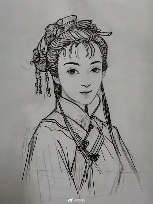 教你画出电视剧里颜值爆表楚楚动人的古装美人千万不要错过啦