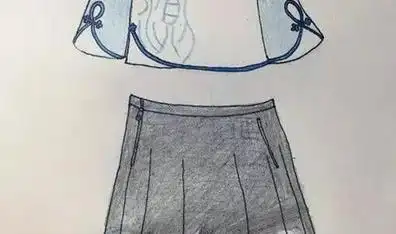 02021501班民国风格云纹和火纹班服设计样式