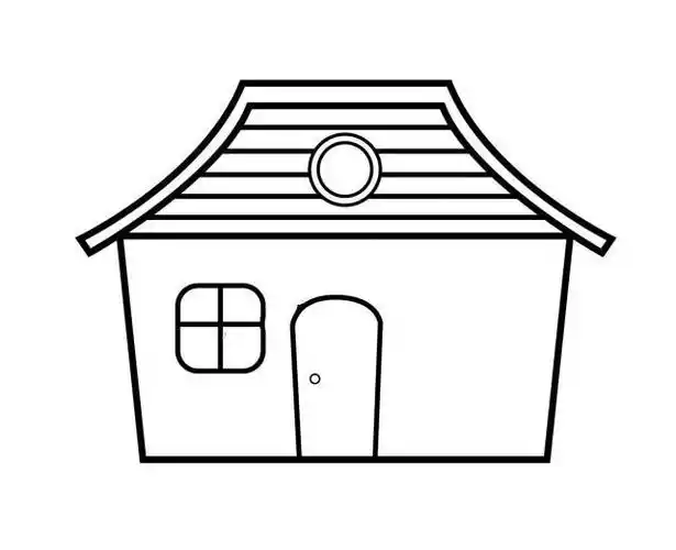 小木屋怎么画_简笔画_ps家园网