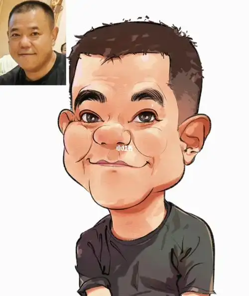 卡通头像原创夸张肖像漫画肖像画定制板绘头像头像约稿似颜绘真人转漫