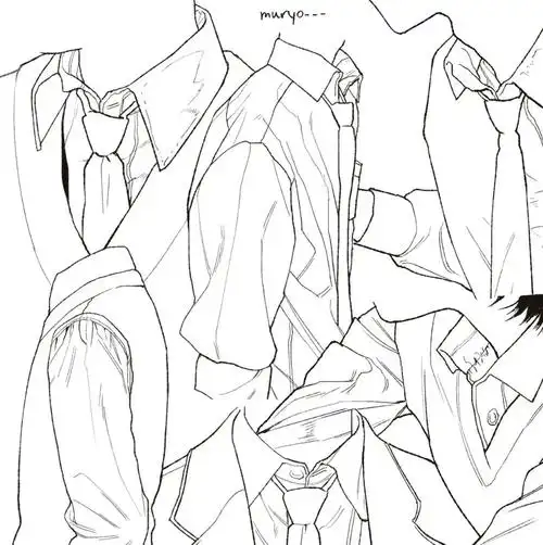 线稿素材ins大神强大的的漫画男生大合集收藏版