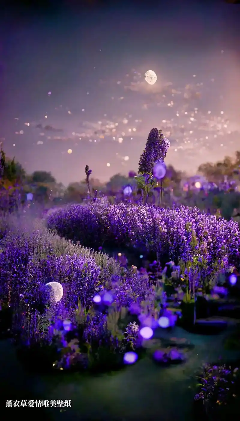薰衣草爱情唯美壁纸