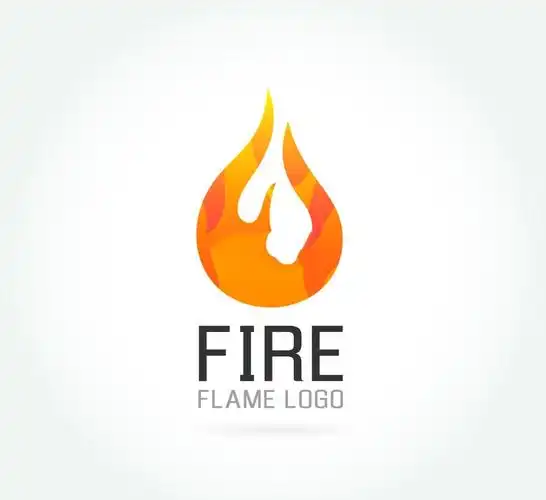 创意火焰logo矢量图片下载.