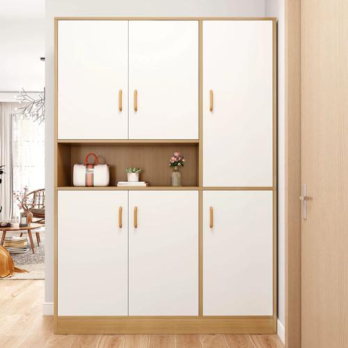 鞋柜入户门口家用2023新款爆款楼道口玄关柜一体收纳省空间大容量