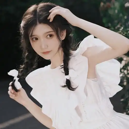 森系复古文艺女生头像图片