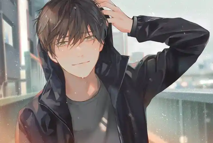 超级温柔和帅气的二次元小哥哥桀骜不驯少年气十足