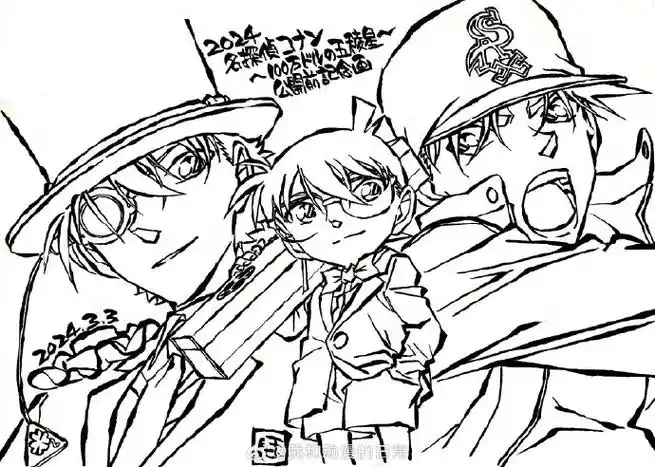 柯南2024剧场版首日票房##名侦探柯南##柯南动画最新话