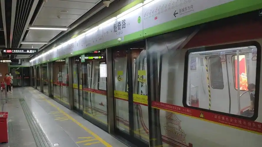 【广佛地铁】×【西门子】广佛线佛山段b3Ⅰ型大修19列车出魁奇路站