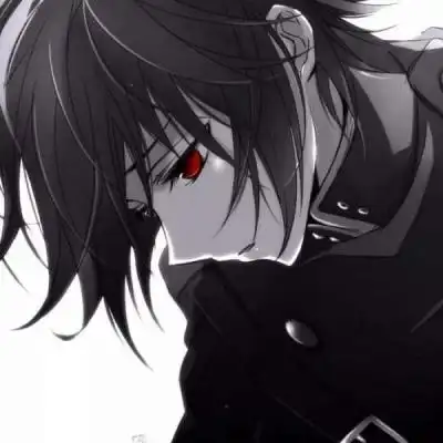 黑暗系高冷男生头像