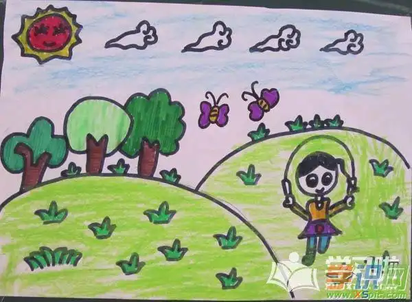 简单的小孩画画图案