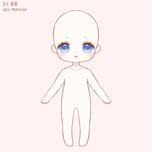 免费模板95第二弹 一起来画可爱qq人叭领取… - 半次元 - acg爱好者