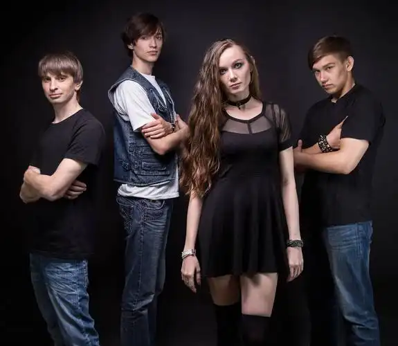 摇滚乐队,美女,乐队,男人,黑色背景,背景