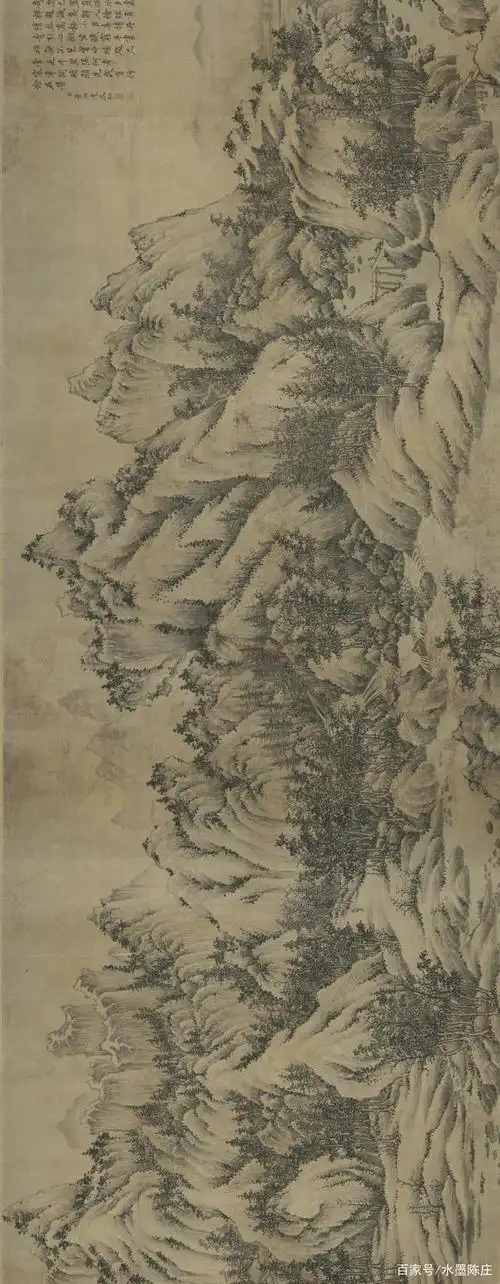 山水画|大宋另一幅千里江山图,不是青绿,而是水墨,你知道吗?
