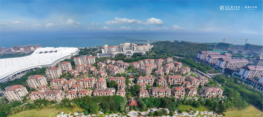 海口西海岸70万㎡封面之作开年登场湾区鲜见的独栋别墅现身