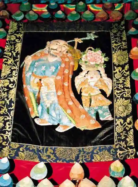 堆绣塔尔寺一绝