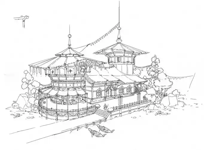 cg设计-场景大神杜震《建筑造型设计与构成》