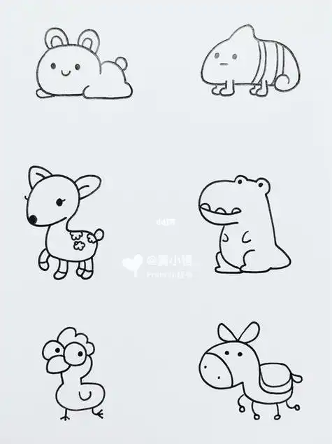 1000种动物简笔画教程1000种动物简笔画教程视频