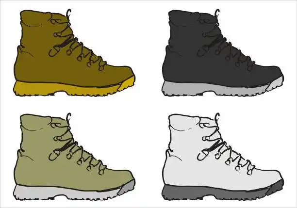 鞋子,草图,绘画插图,时尚,矢量矢量图素材_id:348806506