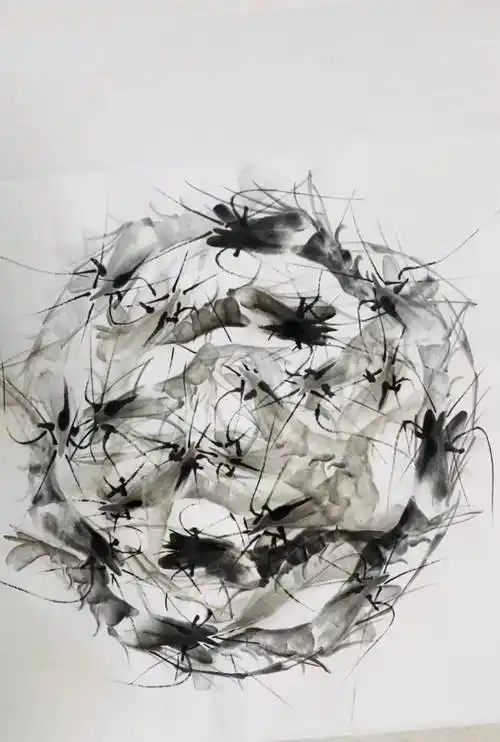 齐派画虾第一人沈彬瘦一一名家百科_作品_中国_技法