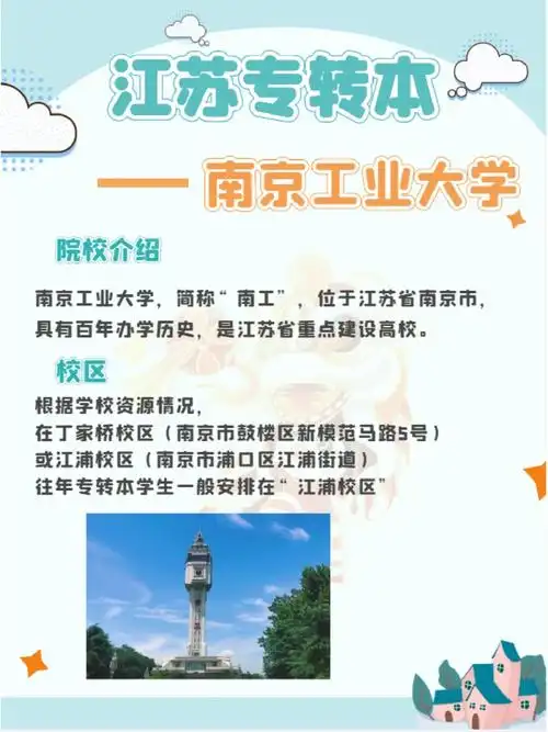 江苏专转本南京工业大学院校解析