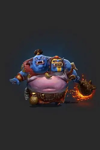 dota2 壁纸 蓝胖