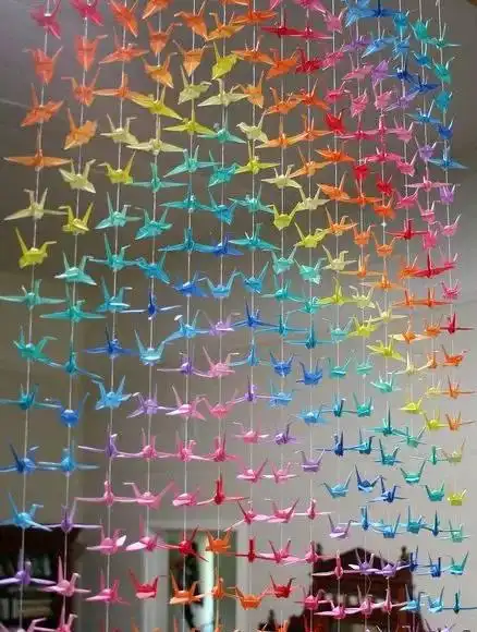 美美的年——教你用彩纸装饰出温馨的春节|春节|风铃|纸片_新浪新闻