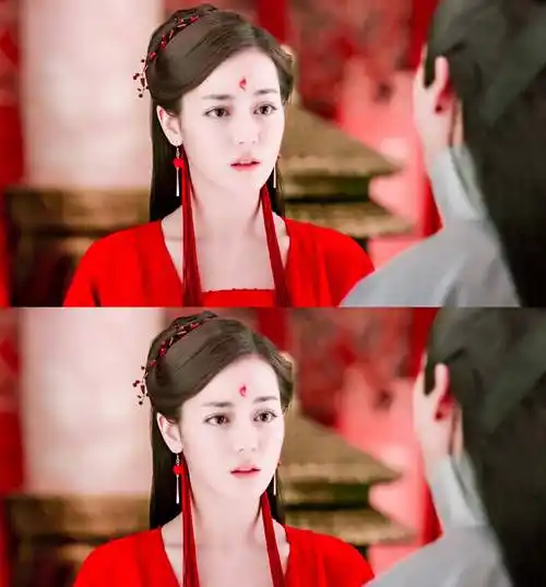 迪丽热巴的红衣古装造型,白凤九,烈如歌,狐妖小红娘,都好美啊_红色