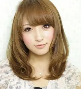 头顶尖额头窄适合的发型图片