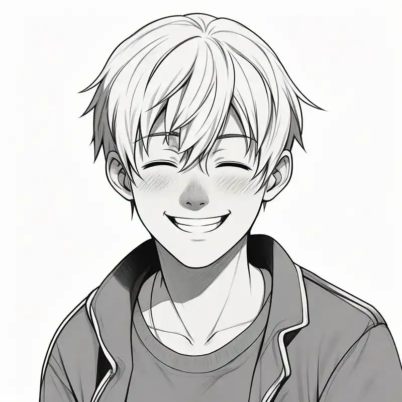 94 今天给大家带来一组超酷的寸头男生黑白素描头像,简洁的线条勾勒