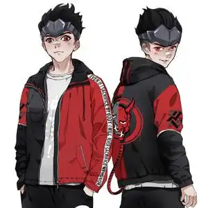 守望先锋衣服男源氏cos周边邪鬼皮肤加厚动漫卫衣二次元冬季外套