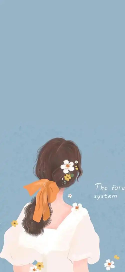 手机壁纸|高清女神背影壁纸,美丽而神秘