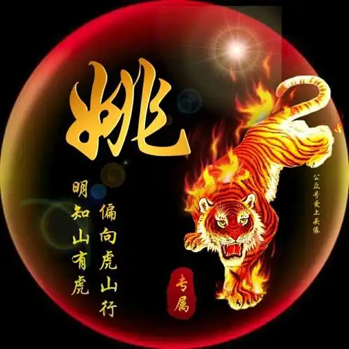 姓氏头像 | 老虎版 明知山有虎 偏向虎山行
