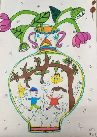 童心绘童画——城北小学380班庆六一儿童节《画中画》作品展(书画篇)