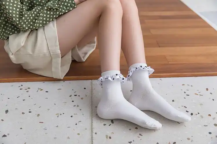 2019春夏女袜蕾丝袜花边袜萝莉袜袜子