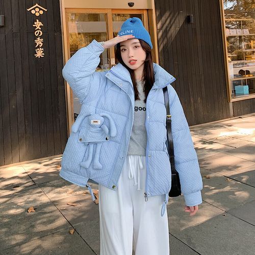 精尼琳学生棉袄女短款小个子羽绒棉服冬装外套新款韩版高中初中小可爱