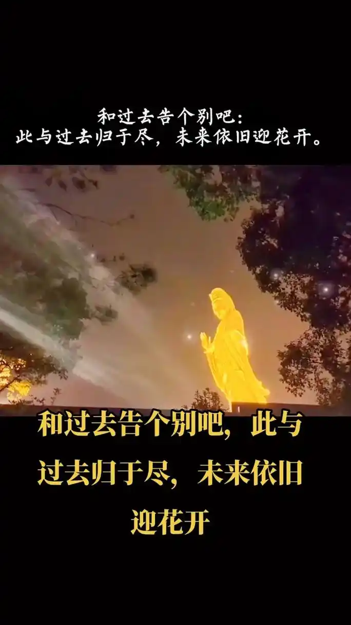 和过去告个别吧:此与过去归于尽,未来依旧迎花开.#愿所有美好 - 抖音