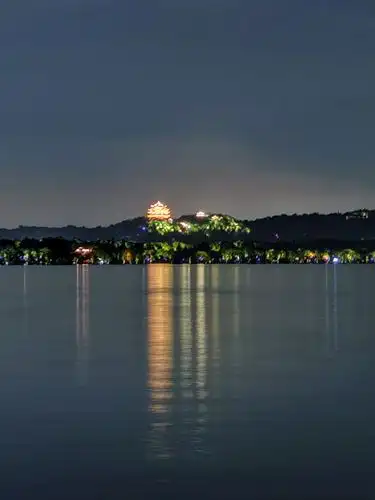杭州清河坊步行街,南宋御街,西湖夜景